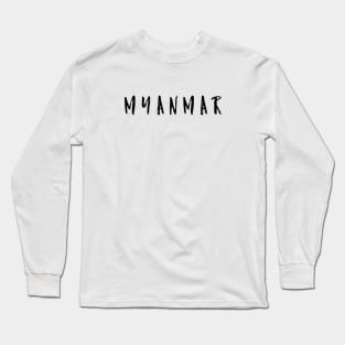 Myanmar Long Sleeve T-Shirt